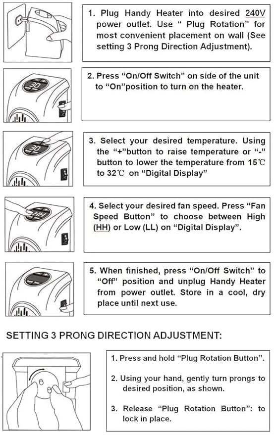 Room Heater Handy Heater for Home, Office
