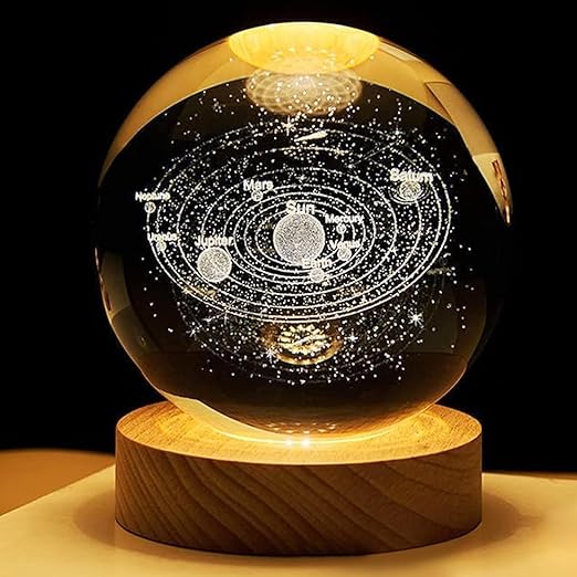3d Crystal Ball Night Lamp