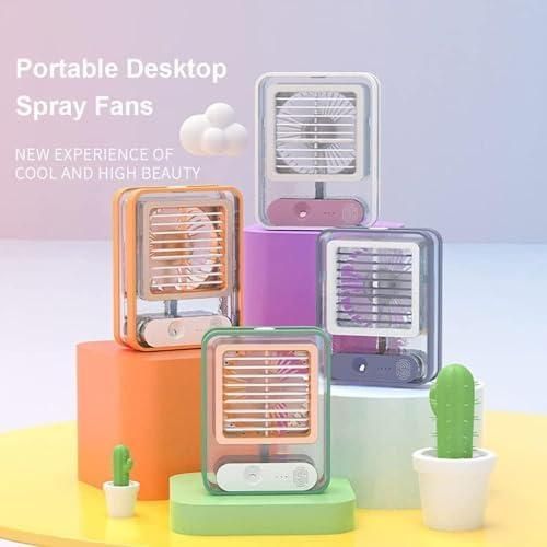 Mini USB Fan With Mist Water Spray
