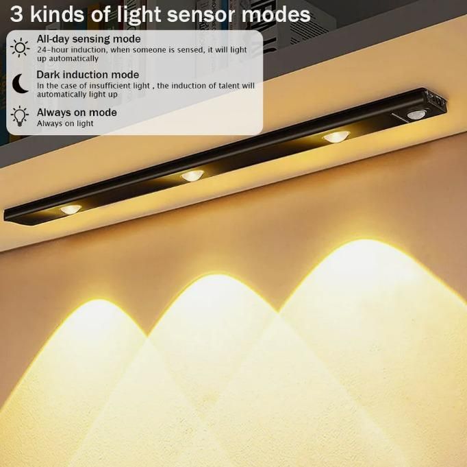 Wireless LED Motion Sensor Light – USB Rechargeable | Auto On/Off |
