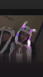 Cute Rabbit Plush Bunny Cap - The Ears Pop Hat Funny Bunny