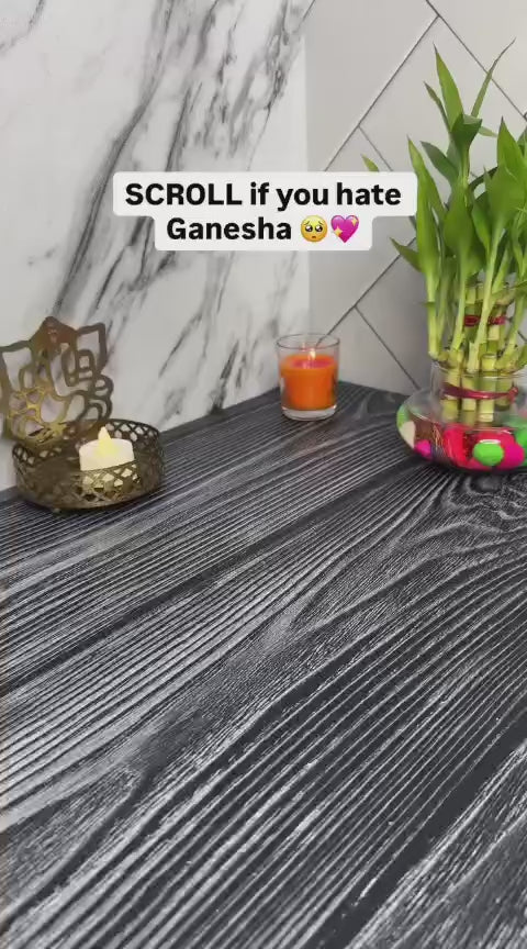 Transparent Ganesh Ji Crystal Ball Night Lamp