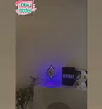 3D 360 Rotating Square Night Light