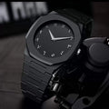 Men's Black Arabic Aura Quartz Watch - Sleek & Premium Design